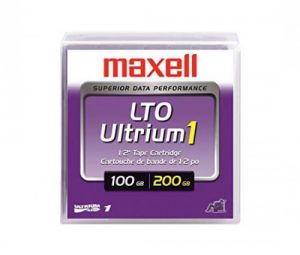 Maxell 183800 LTO1 Backup Tape Cartridge (100GB/200GB)