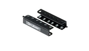 Gruber 2RU Rackmount Swinging Patch Panel Mounts