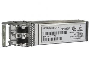 HP - SFP+  1 x 10GBase-SR TRANSCEIVER MODULE - 10 GBPS