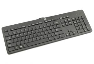 HP 803181-041 USB QWERTZ German Black keyboard
