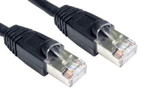 Cat6 Shielded 0.5 Mtr Black Patch Cable