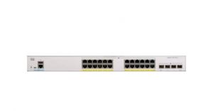 Cisco Catalyst 1200-24FP-4G Smart Switch, 24 Port GE, Full PoE, 4x1GE SFP, Limited Lifetime Protection (C1200-24FP-4G)