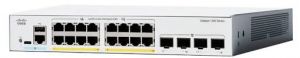 Cisco Catalyst 1300-16P-4X Managed Switch, 16 Port GE, PoE, 4x10GE SFP+, Limited Lifetime Protection (C1300-16P-4X)