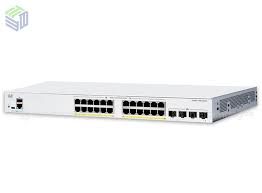Cisco Catalyst 1300-24P-4G Managed Switch, 24 Port GE, PoE, 4x1GE SFP, Limited Lifetime Protection (C1300-24P-4G)