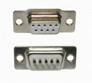 D9 Female Connector (Solder Type) Nickel Connector 