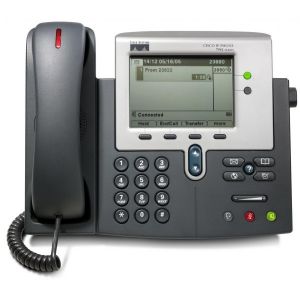 Cisco IP Phone 7940G -VoIP phone -H.323,MGCP,SCCP,SIP -silver,dark gray 