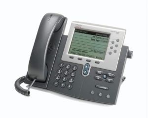 Cisco Unified IP Phone 7962G-VoIP phone-SCCP, SIP-silver, dark gray 