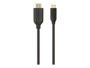 Belkin High Speed HDMI Cable with Mini HDMI - video / audio cable - HDMI - 3 m