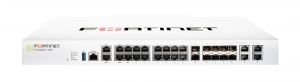Fortinet 22 x GE RJ45 ports (including 2 x WAN ports, 1 x DMZ port, 1 x Mgmt port, 2 x HA ports, 16 x switch ports with 4 SFP port shared media), 4 SFP ports, 2x 10G SFP+ FortiLinks, 480GB onboard storage, dual power supplies redundancy.