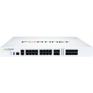 Fortinet FortiGate-400F 18 x GE RJ45 ports (including 1 x MGMT port, 1 X HA port, 16 x switch ports), 8 x GE SFP slots, 8 x 10GE SFP+ slots, SPU NP7 and CP9 hardware accelerated, dual AC power supplies