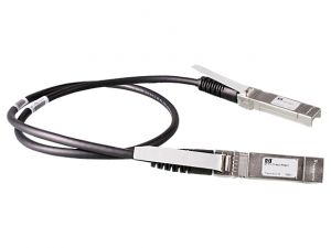 Hewlett Packard Enterprise X240 10G SFP+ to SFP+ 0.65m Direct Attach Copper Cable 0.65m SFP+ SFP+ Black fiber optic cable