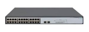 HPE 1420-24G-PoE+ (124W) Switch - switch - 24 ports - unmanaged - desktop, rack-mountable