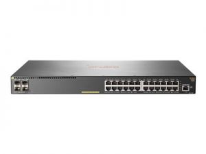 HPE Aruba 2930F 24G PoE+ 4SFP - Central Managed - switch - 24 ports - managed - rack-mountable