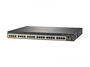 Hewlett Packard Enterprise company Aruba 2930M 24 Smart Rate PoE+ 1-slot Managed Gigabit Ethernet (10/100/1000) Power over Ethernet (PoE) 1U Black