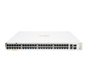Hewlett Packard Enterprise company Aruba Instant On 1960 48G 40p Class4 8p Class6 PoE 2XGT 2SFP+ 600W Managed L2+ Gigabit Ethernet (10/100/1000) Power over Ethernet (PoE) 1U White