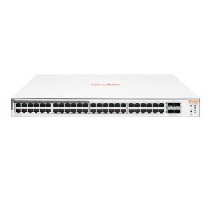Hewlett Packard Enterprise Aruba Instant On 1830 48G 24p Class4 PoE 4SFP 370W Managed L2 Gigabit Ethernet (10/100/1000) Power over Ethernet (PoE) 1U