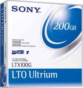 Sony LTX100G Ultrium LTO-1 Data Cartridge 