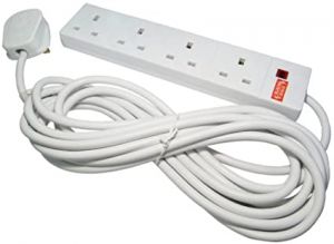 4 Way Power Block, 2 Mtrs 