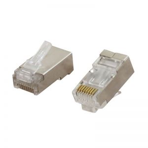 RJ45 Modular Plugs/Connectors For Stranded Wire - Qty 100