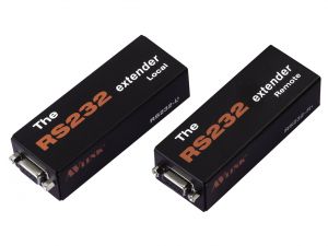 RS232 Cat5e Extender Full-duplex data communication