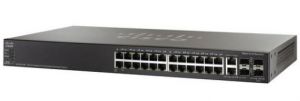 Cisco Small Business SG500-28P Managed L3 Gigabit Ethernet (10/100/1000) Power over Ethernet (PoE) 1U Black