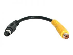 StarTech.com S-Video to Composite Video Adapter Cable - video adapter - S-Video / composite video - 15 cm