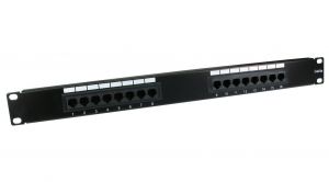 16 Port CAT5E Patch Panel -T568 A&B wiring 
