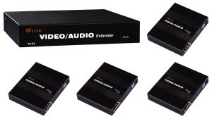 VGA Extender over Cat5 Kit with Audio, 300Mtr